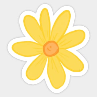 yellow flower Sticker